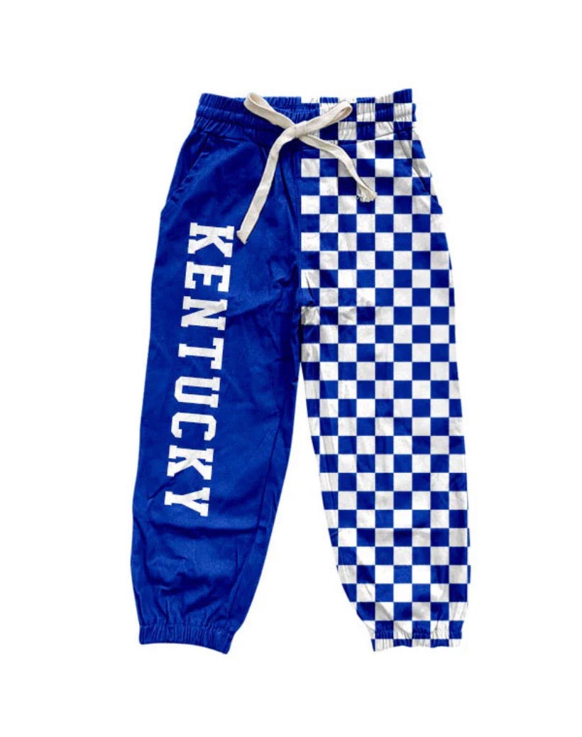 Checkered Joggers - PREORDER eta September)