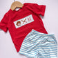 Baseball trio short sets