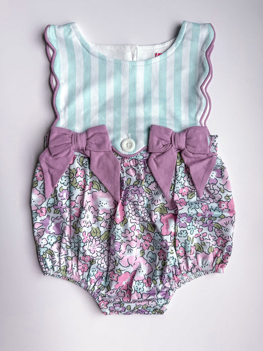 Purple floral bubble
