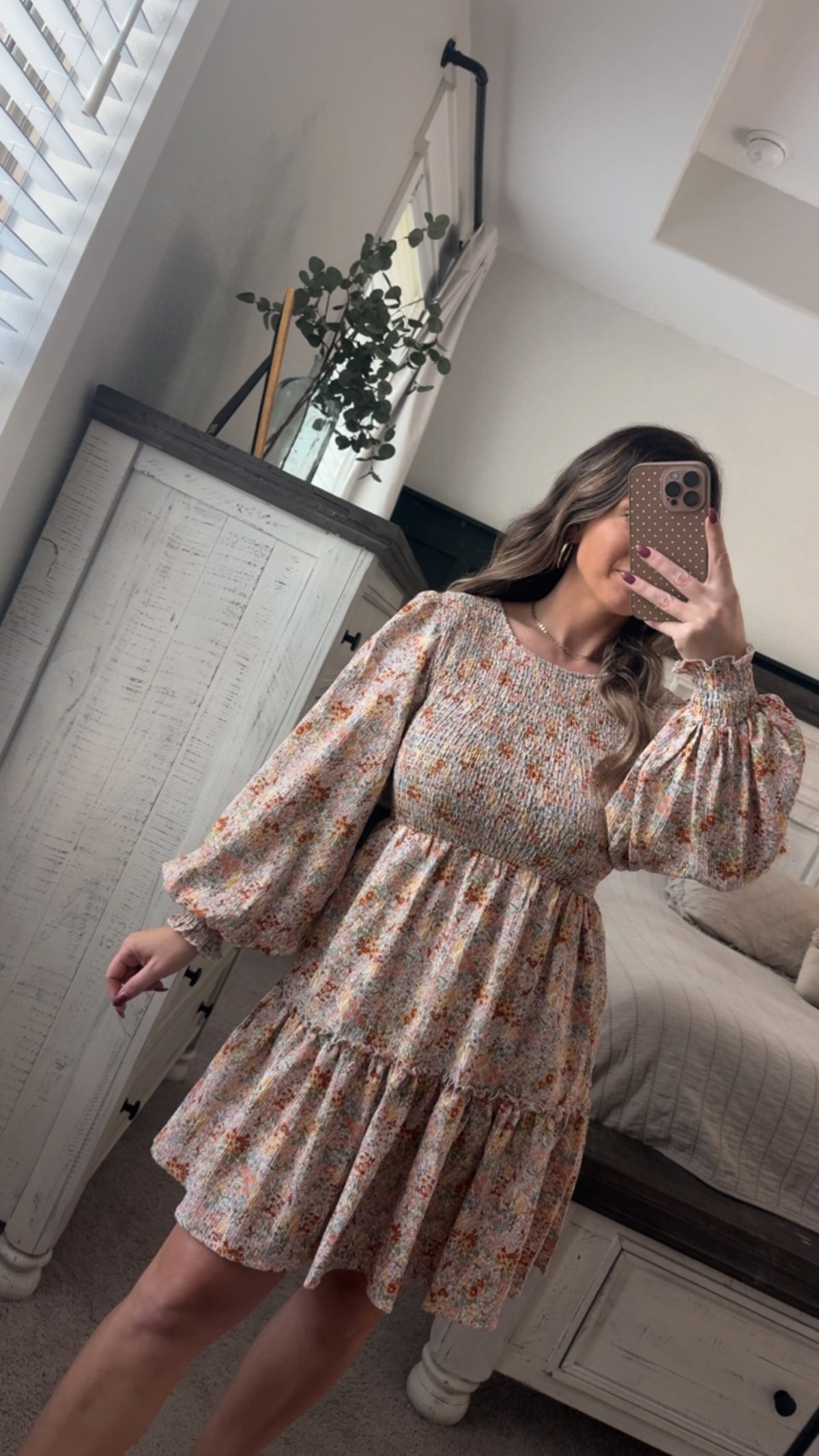 Floral mini dress