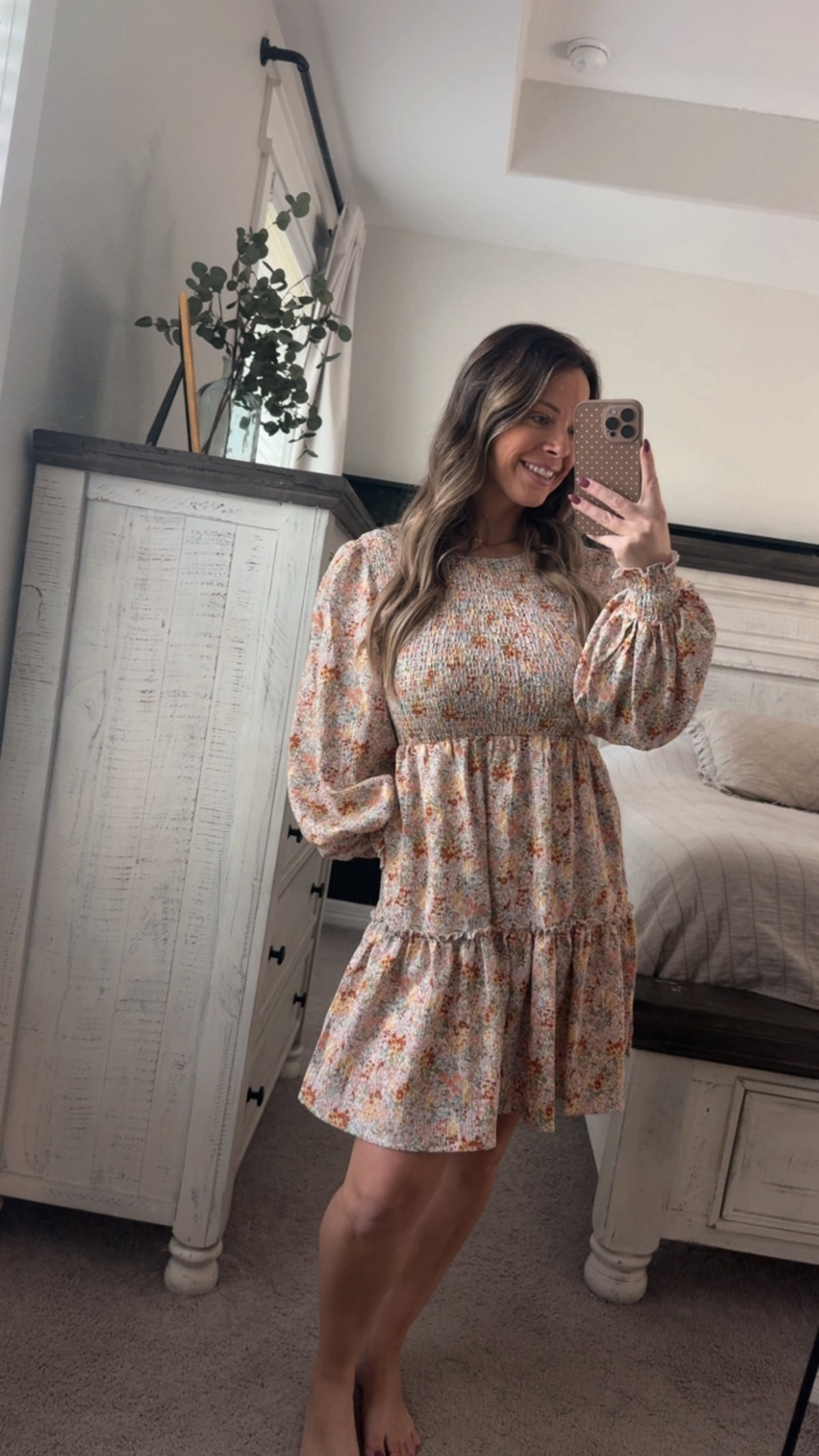 Floral mini dress