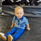 Go big blue pants set