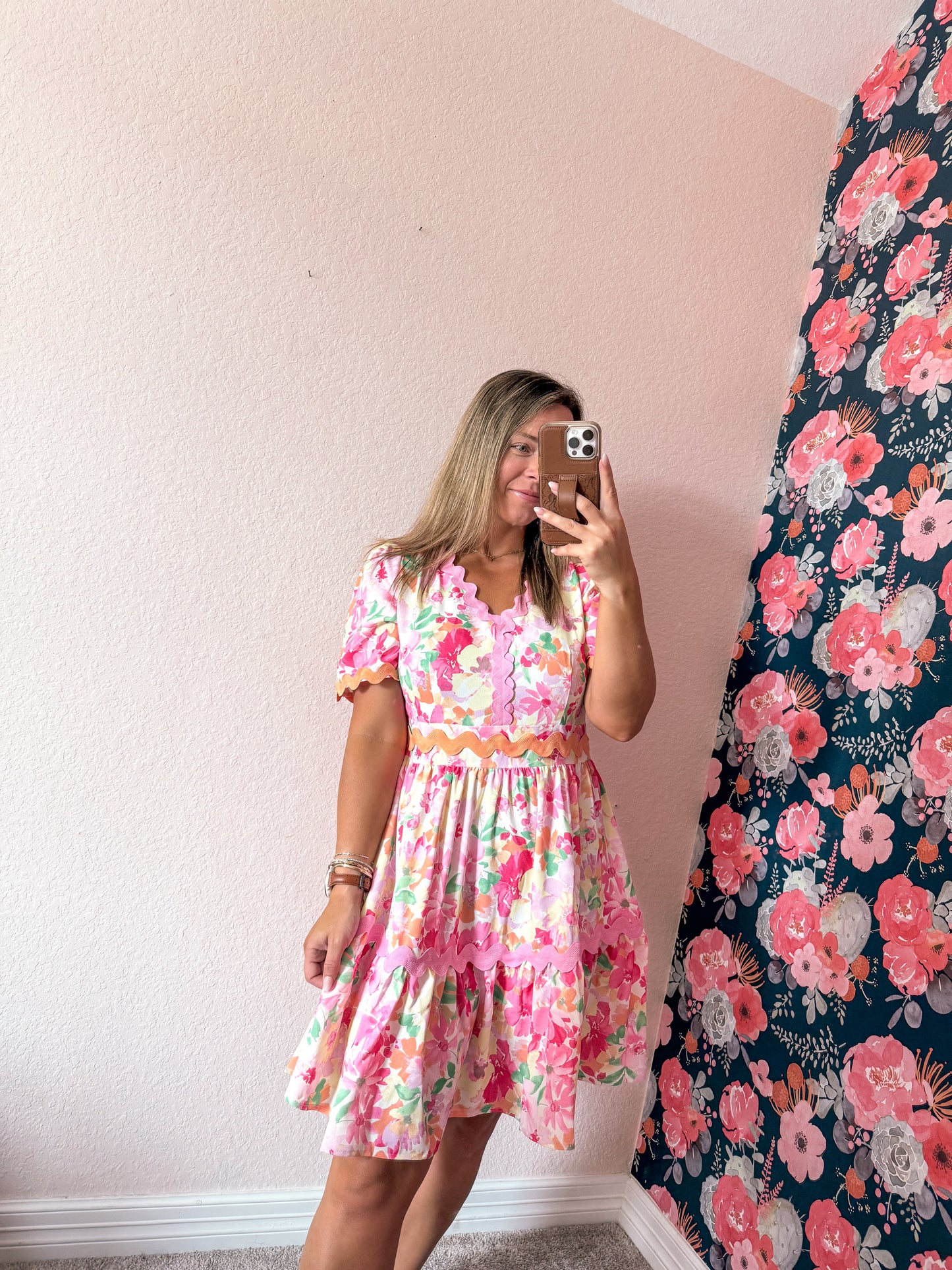 Floral babydoll dress