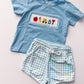 First day blues smocked