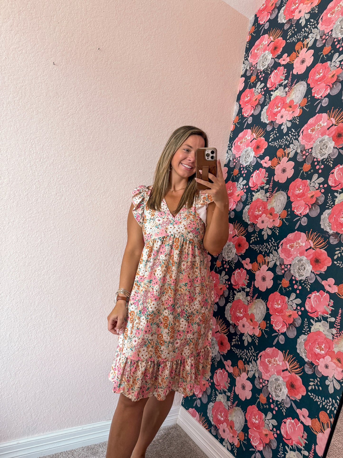 Floral babydoll dress