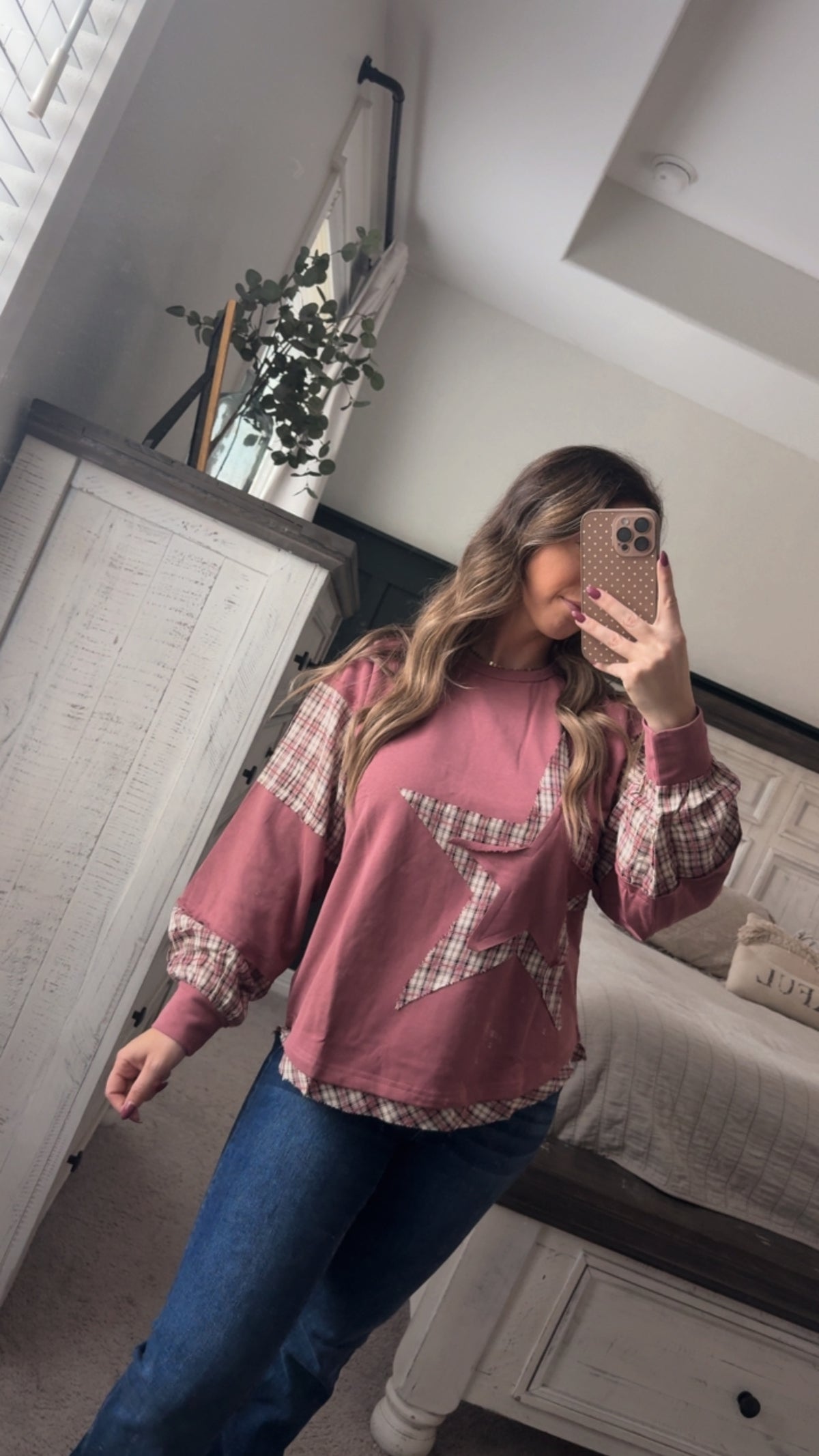 Oversized star top