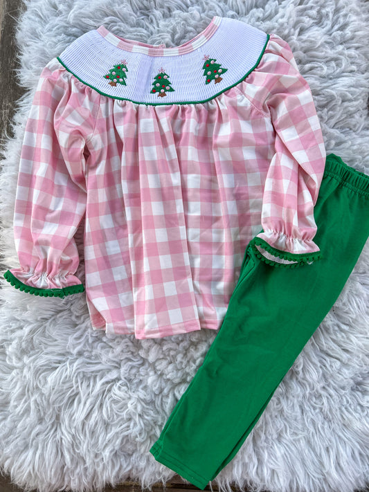Pink tree set