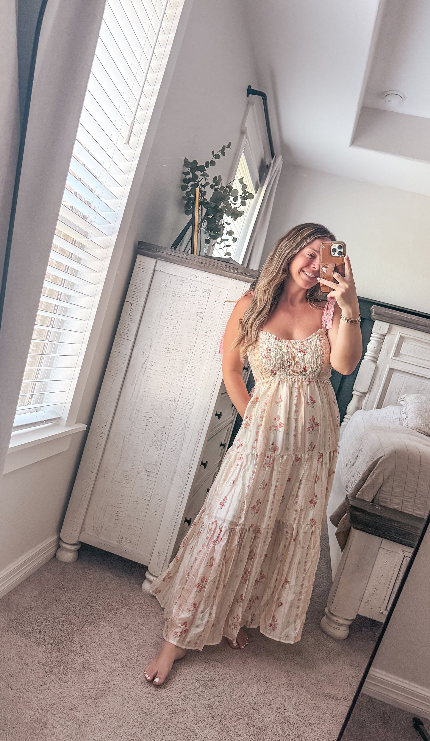 Ivory blossom dress