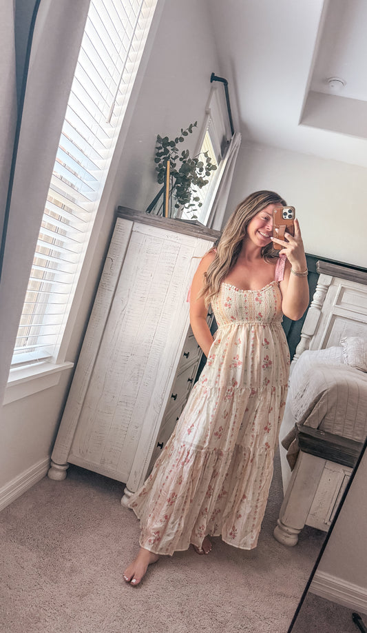 Ivory blossom dress