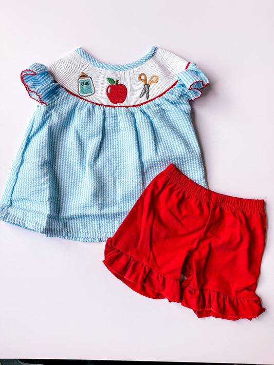 ABC smocked set