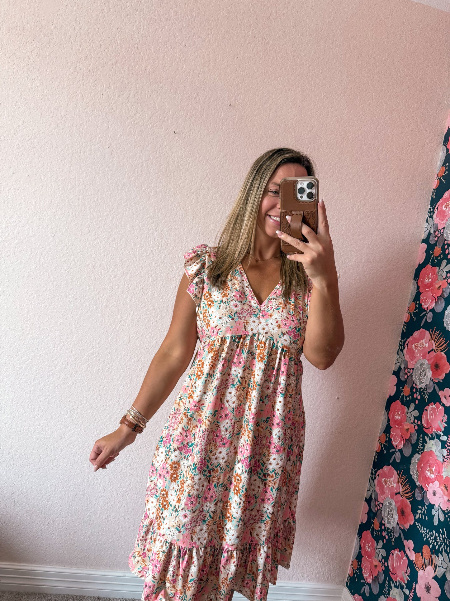 Floral babydoll dress
