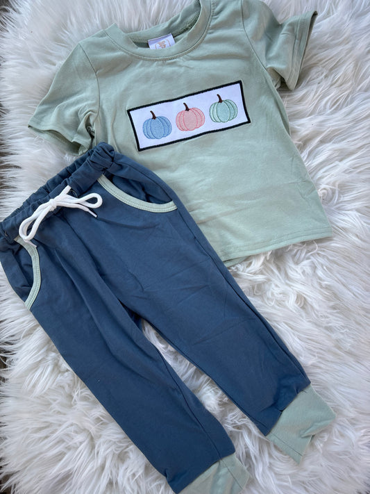 Pumpkin jogger set