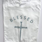 White blessed tee