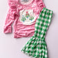 Pink tree bell set