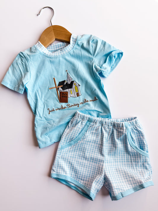 Sunday in the south shorts set