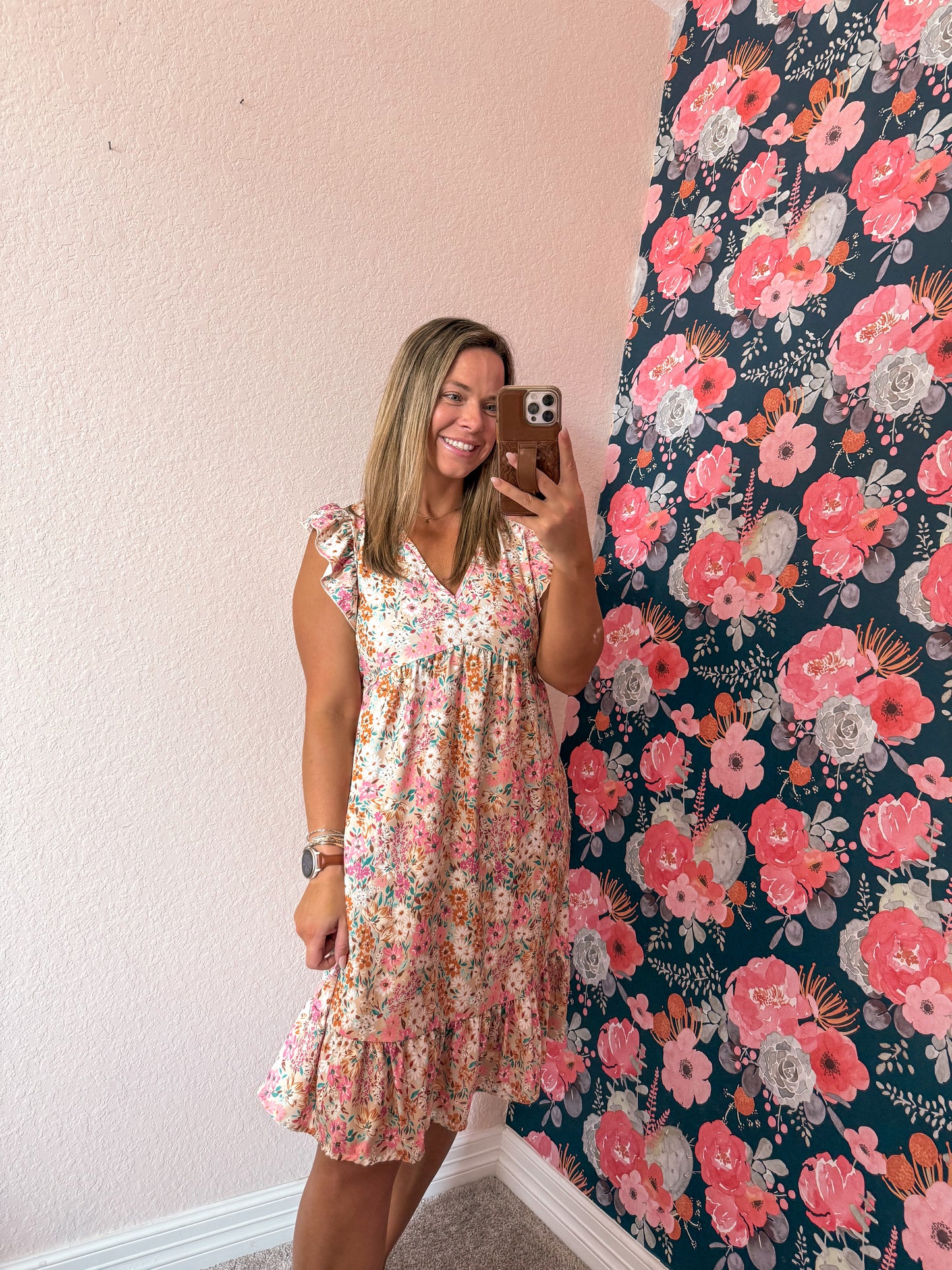 Floral babydoll dress