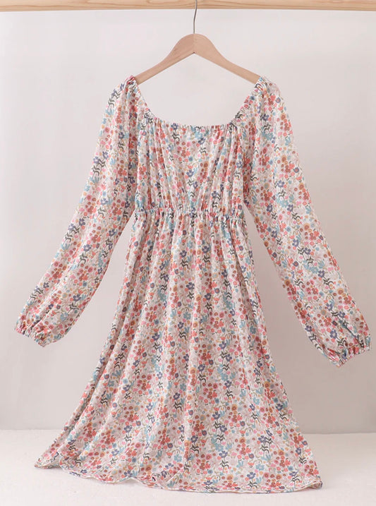 Mommy match floral dress