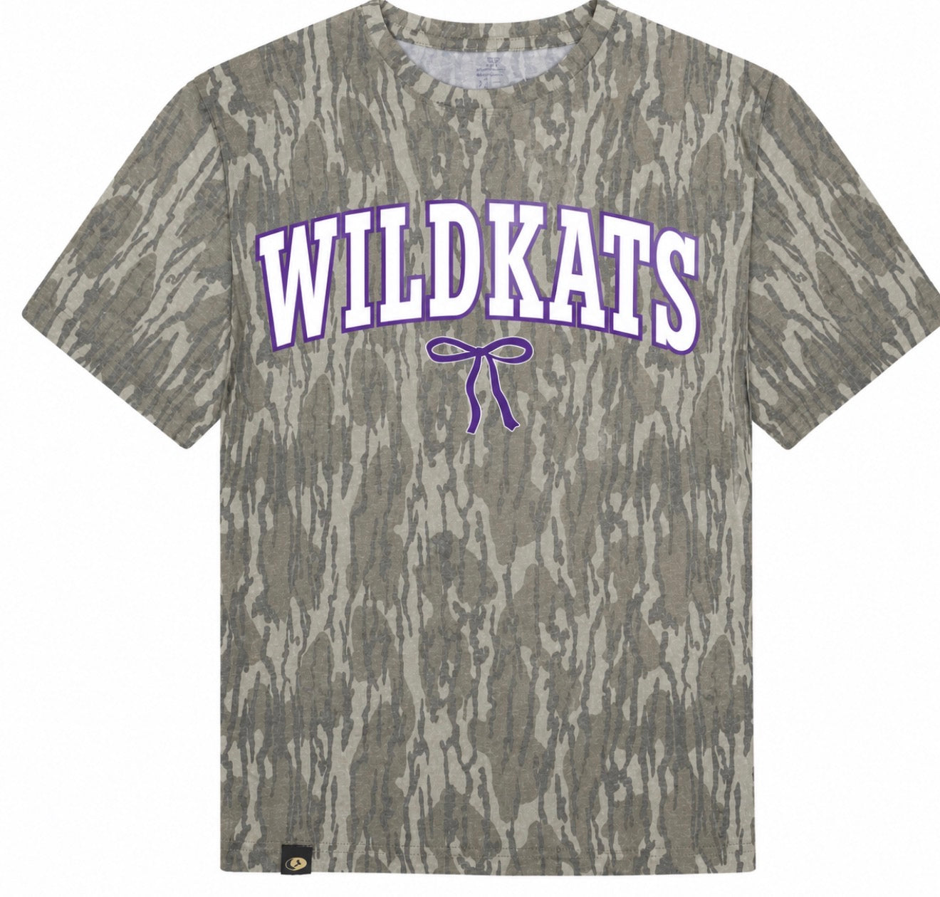 Wildkats bow camo tee