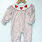 Ruffle Smocked heart romper