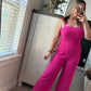 Pink jumpsuit