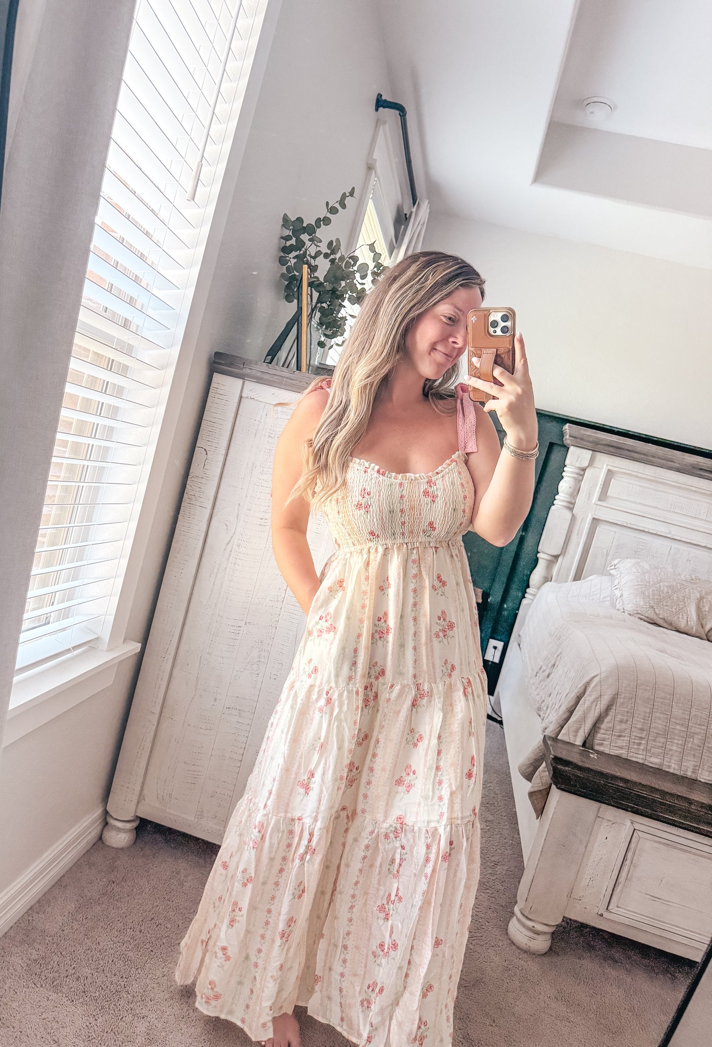 Ivory blossom dress