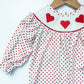 Ruffle Smocked heart romper