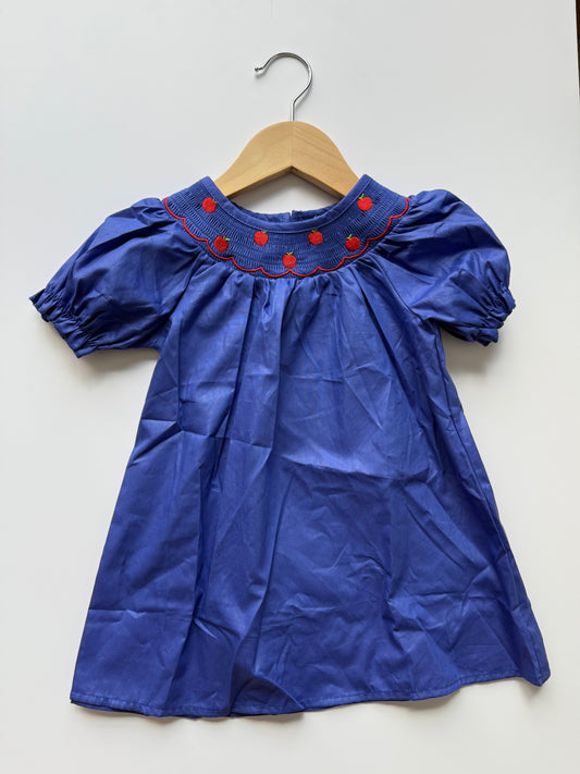 Apple embroidery dress