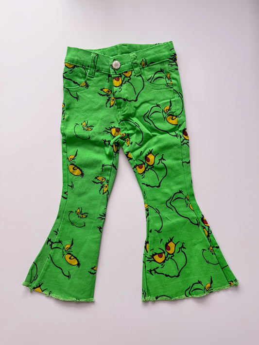 Green bell bottoms