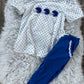 Blue dotted set