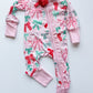 Bow ruffle zippy