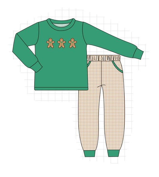 Green gingerbread set