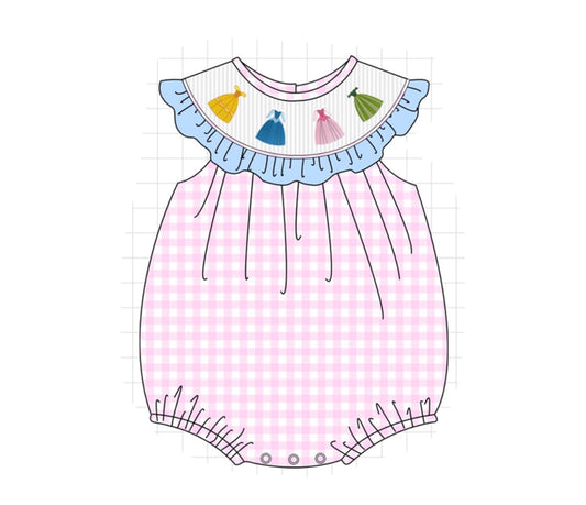 Smocked princess bubble
