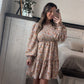 Floral mini dress
