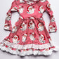 Santa stripe dress