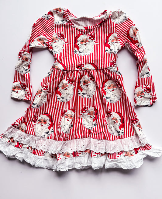 Santa stripe dress