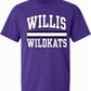Willis Wildkcats tee