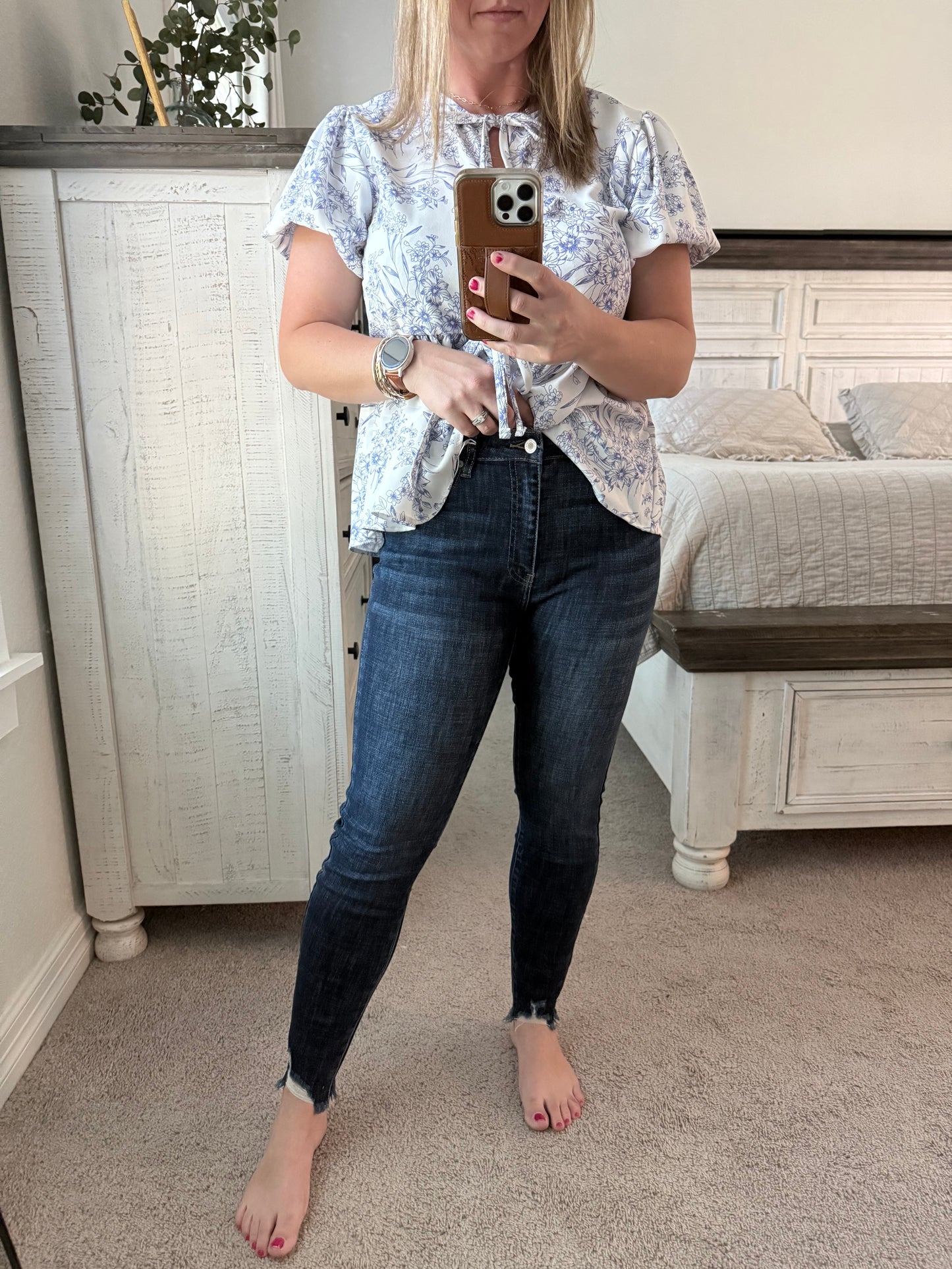 Kancan fray hem jeans