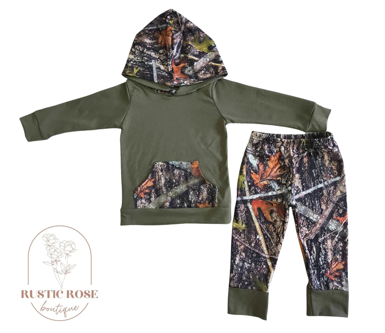 Camo hooded set *PREORDER - closing 9/27 ETA 3 weeks*