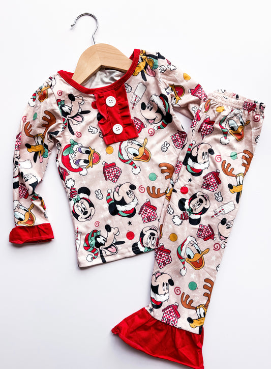 Mouse ruffle jammies