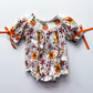 Pumpkin floral bubble