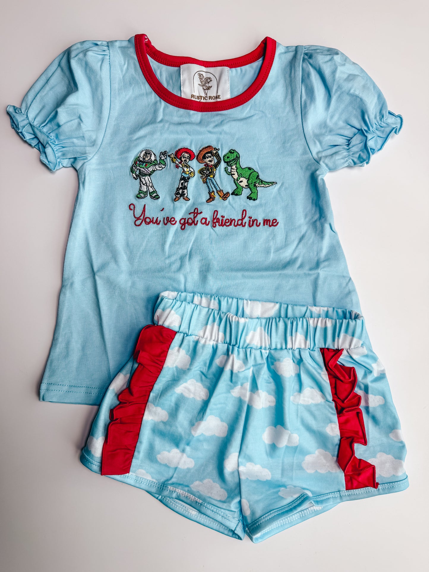 Friend in me ruffle set