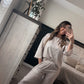Tan leopard set