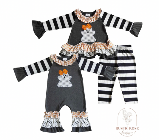 Ghost romper/set *PREORDER - closing 9/27 ETA 3 weeks*