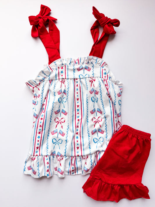 Flag shorts set (S1)