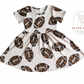 Leopard football dress *PREORDER - closing 9/27 ETA 3 weeks*