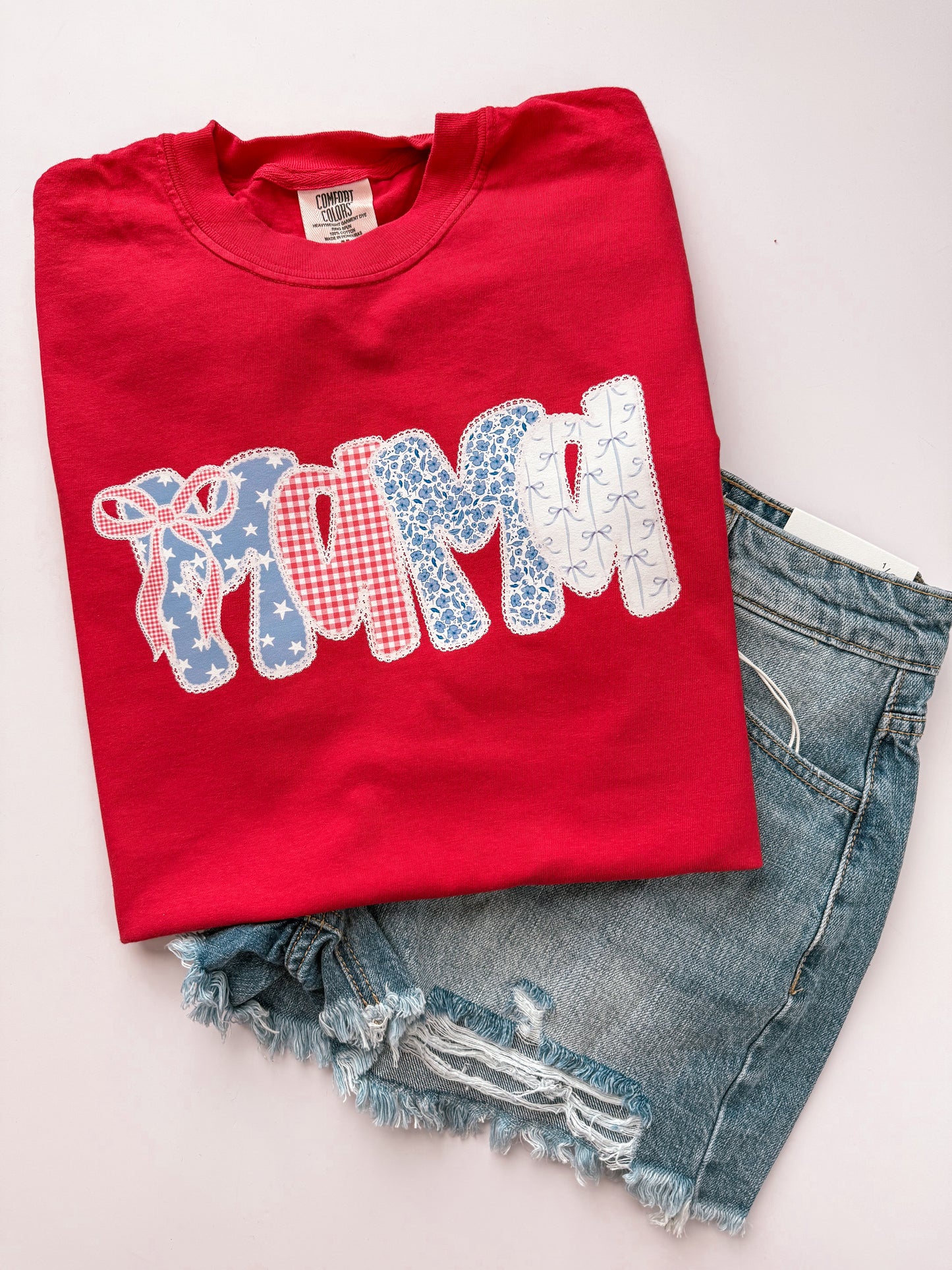 Lace mama CC tee