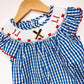 Plaid baseball dress (A3)