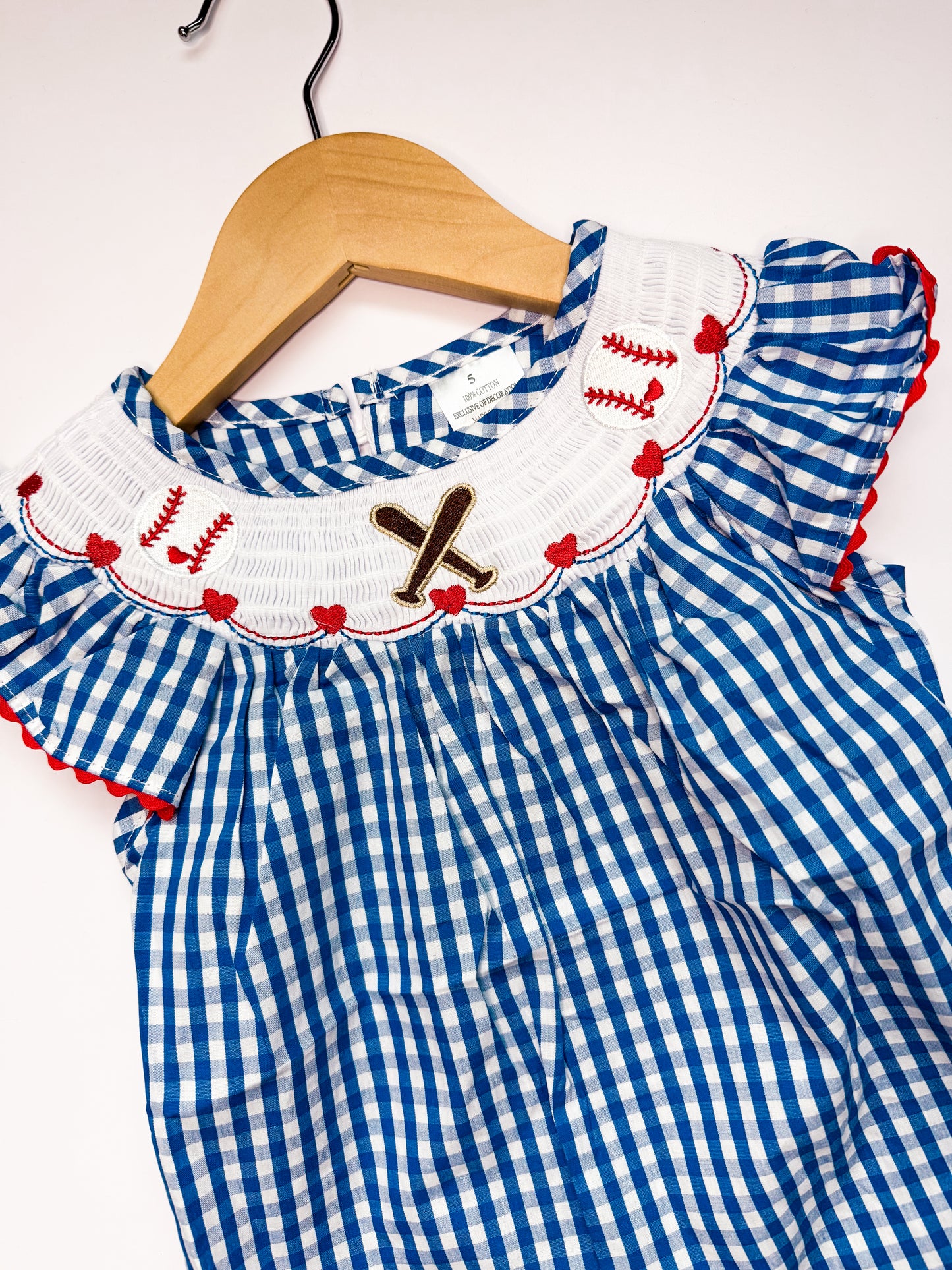 Plaid baseball dress (A3)