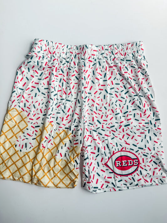 Red IC shorts (D1)