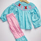 XOXO smocked set